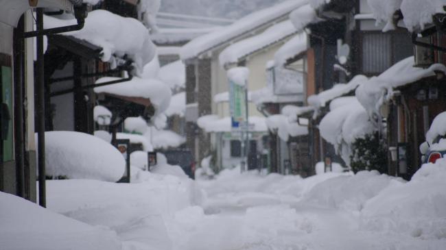 雪の日。