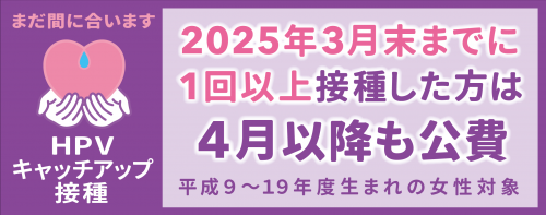 HPVワクチンキャッチアップ接種ロゴ