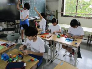 吉舎小学校千羽鶴