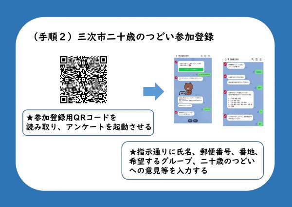 二十歳のつどい参加登録2
