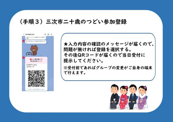 二十歳のつどい参加登録3