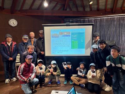 星空観察後の写真撮影