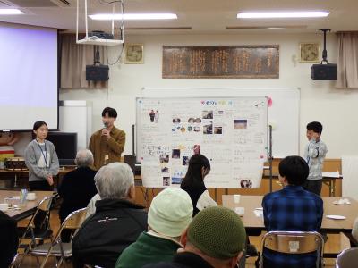 自然とともに育つ　青河ホタルの里づくりの会　発表の様子