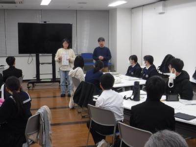 ゲームプロジェクト　説明の様子