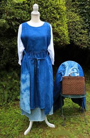 三次ブルーの藍染たち