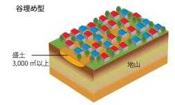 谷埋め型